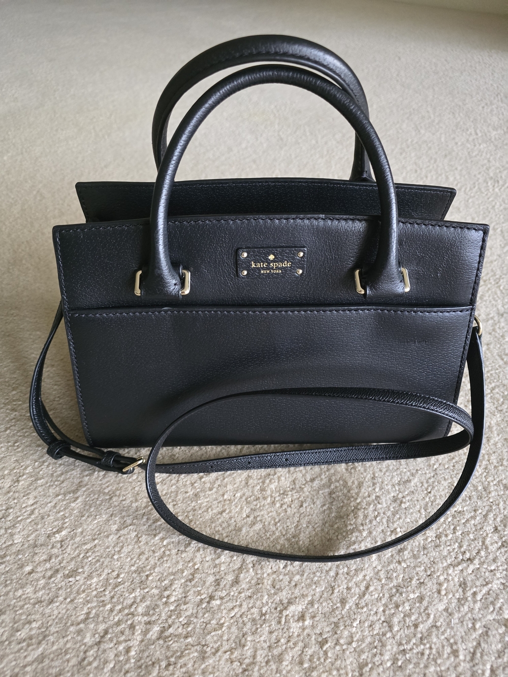 kate spade Black  Satchel Purse